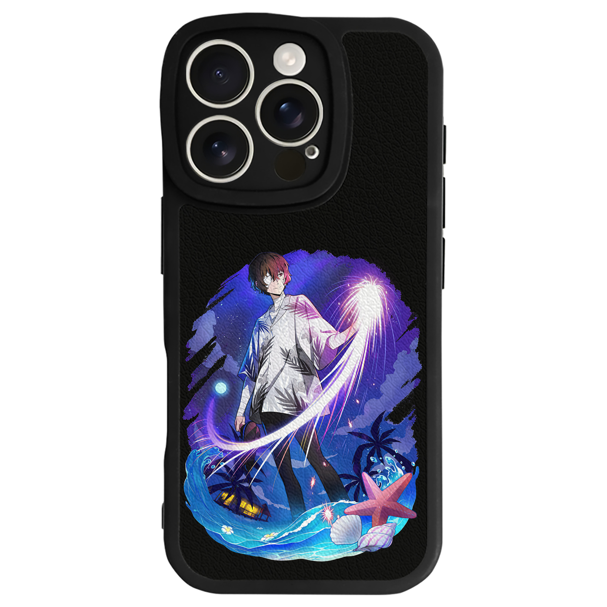 （画像用） 文豪ストレイドッグス Bungo Stray Dogs 【iPhone 16シリーズ対応】シリコンスマホケース（レザー調） 材質：シリコン